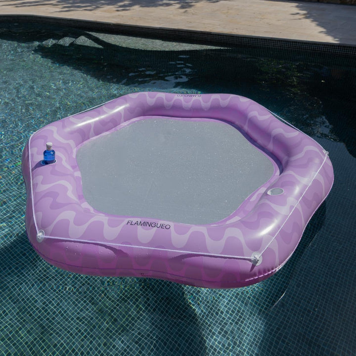 Flamingueo Luftmatratze Pool - Wassermatratze, Schwimmmatratze, Luftmatratze Strand, Wasserhängematt