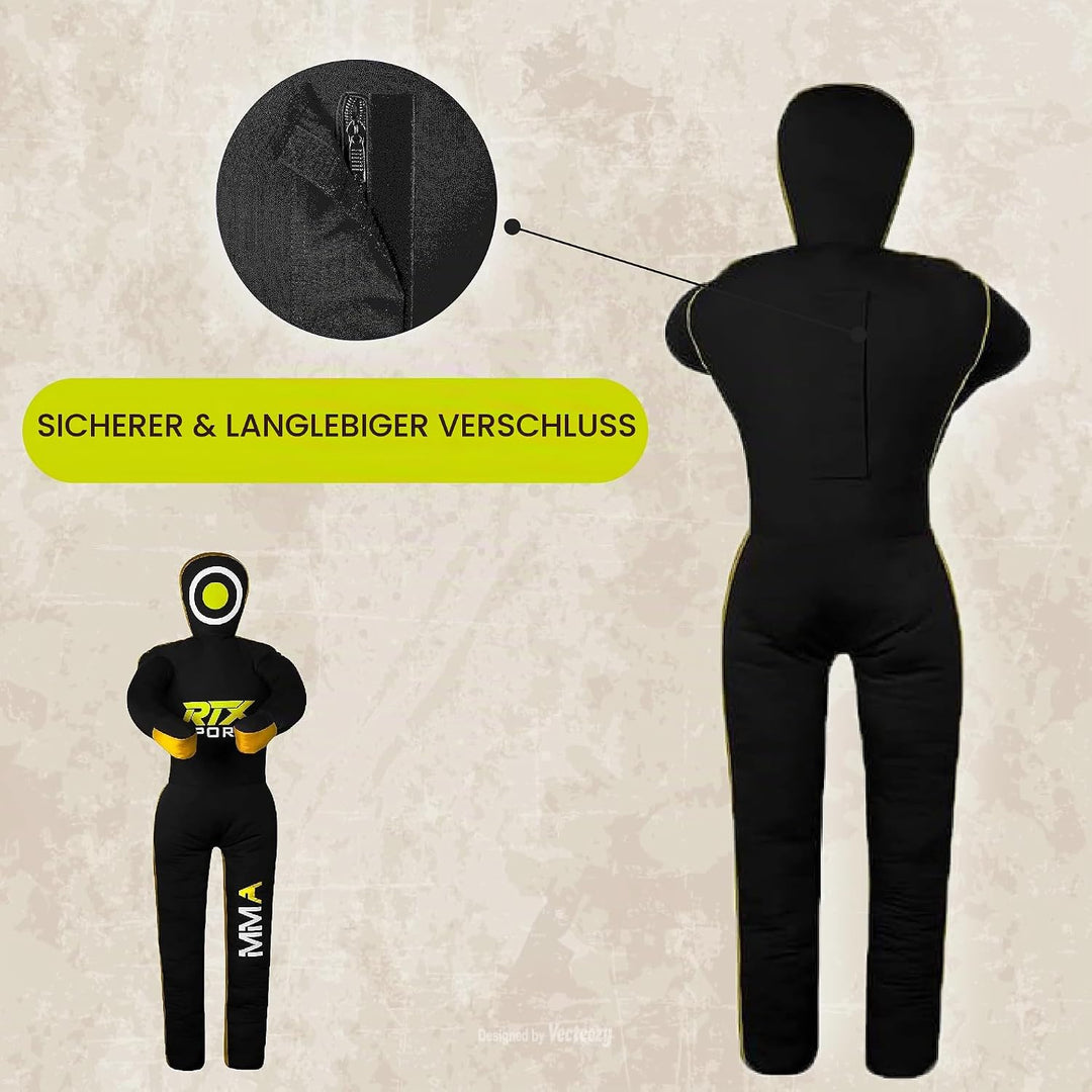 RTX MMA Judo Grappling Dummy -Boxenbeutel Brazilian BJJ Jiu Jitsu Standposition Wrestling BJJ Dummy