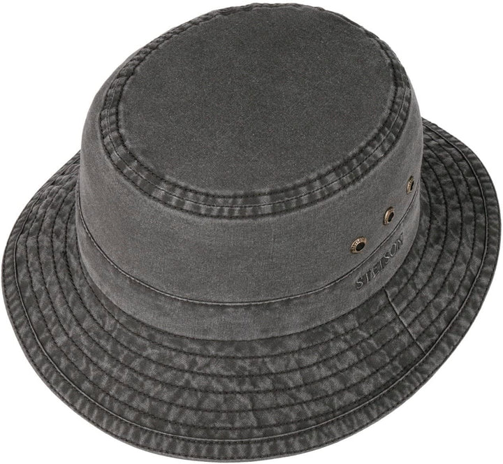 Stetson Reston Freizeithut Damen Herren Schlapphut Bio-Baumwolle Packable Baumwollhut 40-facher UV-S