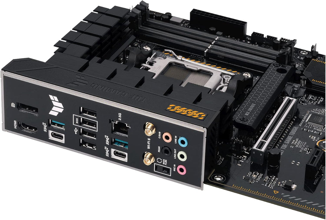 ASUS TUF GAMING B650-PLUS WIFI Mainboard Sockel AMD AM5 (Ryzen 7000, ATX, PCIe 5.0, DDR5-Speicher, 1