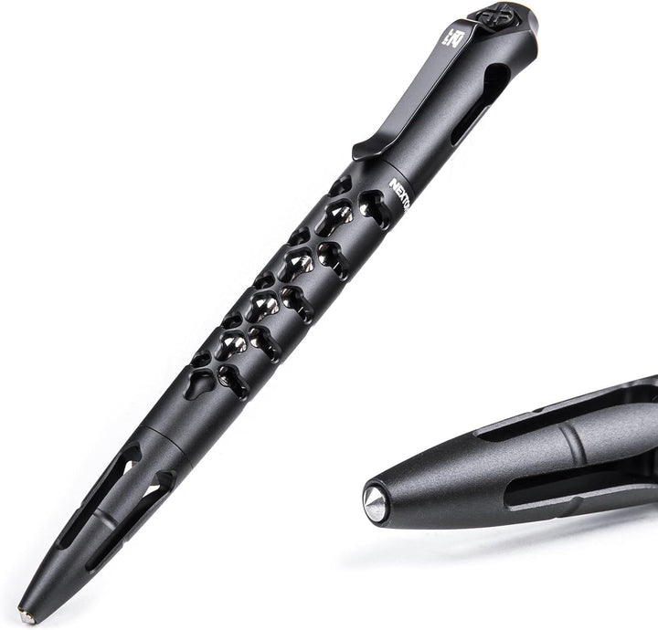 NEXTORCH NP20 Dino Pen Tactical Pen Glasbrecher, Kubotan + Kugelschreiber schwarz