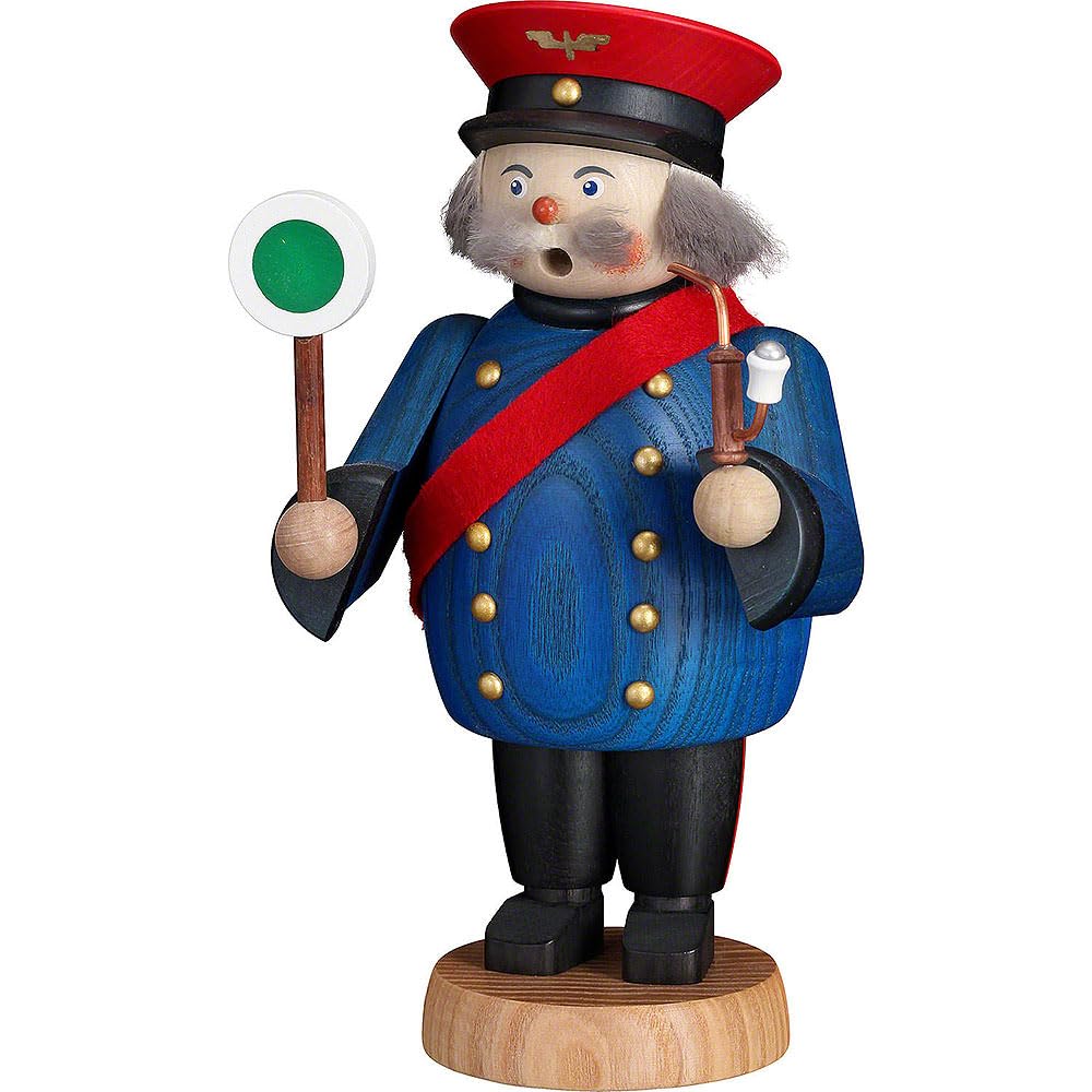 Seiffener Volkskunst | Räuchermännchen Erzgebirge | Gemütliche Typen 19 cm | Räucherfigur | Erzgebir