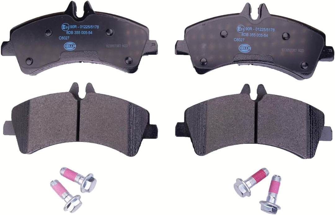 HELLA PAGID 8DB 355 005-541 Bremsbelagsatz - C6027 - Dicke/Stärke: 20.8mm - Bremssystem: Bosch - für