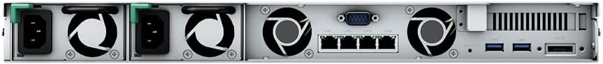 Synology RS822RP+ 4-Bay RackStation NAS AMD Ryzen V1500B 2GB RAM 4xRJ-45 1GbE LAN-Port, 8TB Bundle m