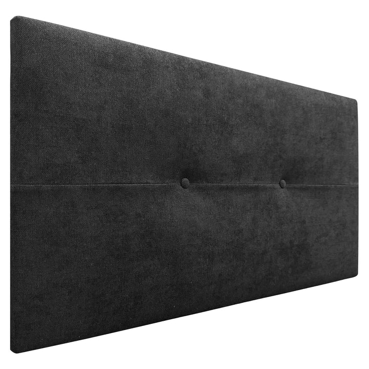 DHOME Kopfteil aus Kunstleder oder Stoff AQUALINE Pro Kopfteil Polsterkopfteil Luxusbett (Stoff Schw