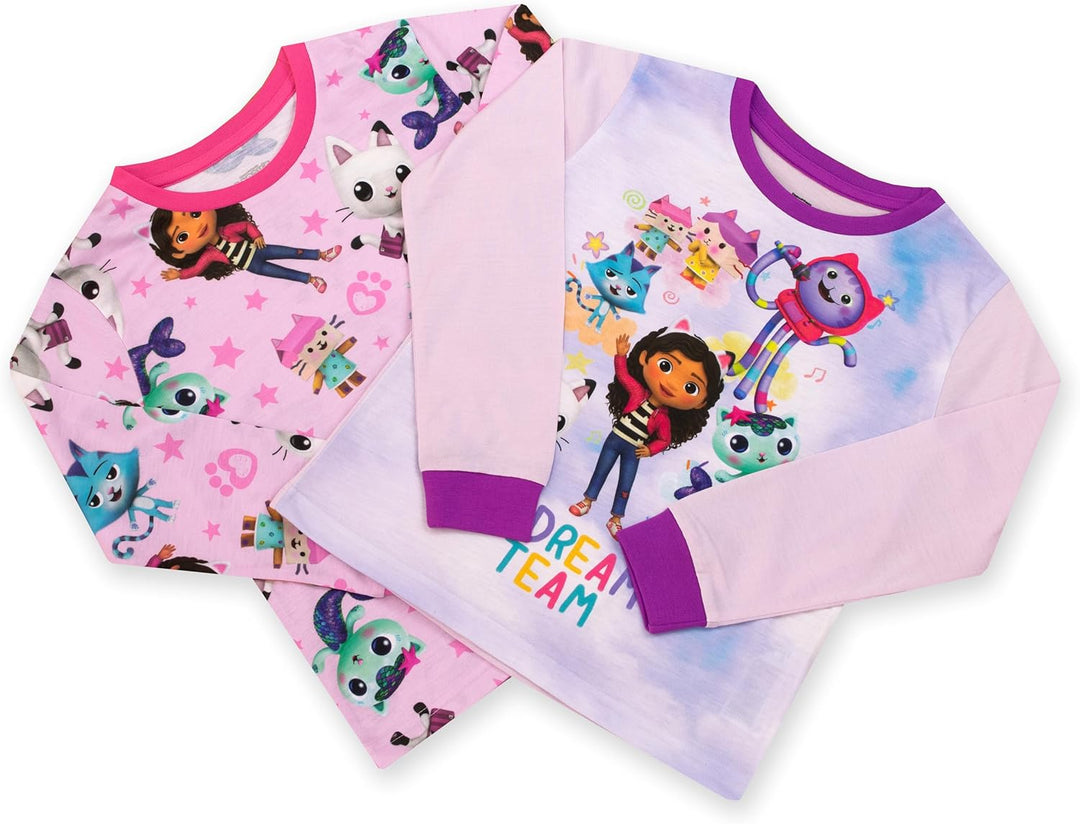 DREAMWORKS GABBY'S DOLLHOUSE Schlafanzüge 2Er-Pack | Duo Schlafanzüge Für Mädchen | Zweierpack Schla