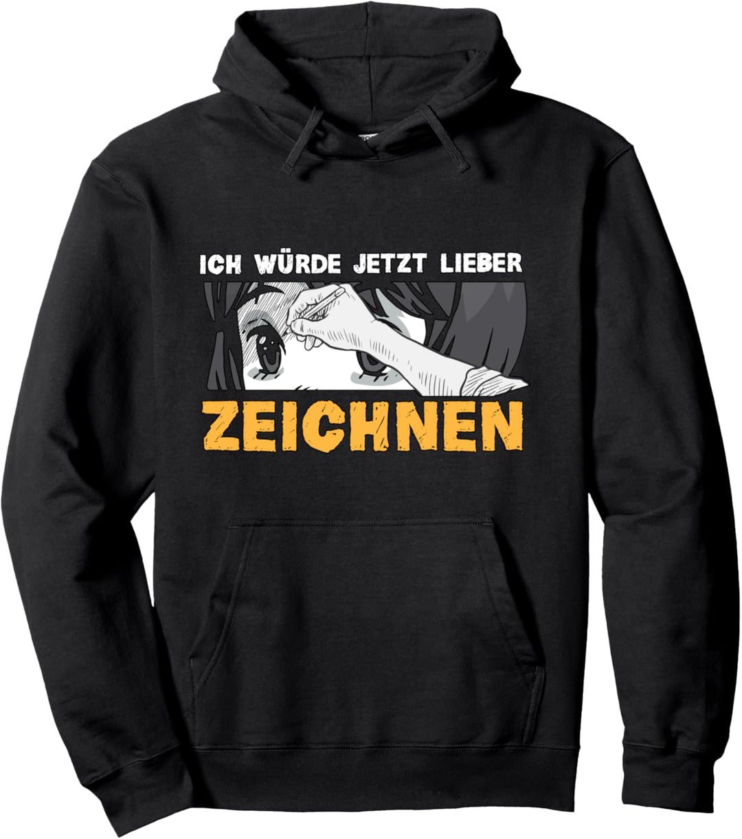 Lieber zeichnen Anime Girl Merch Kawaii Otaku Geschenk Anime Pullover Hoodie
