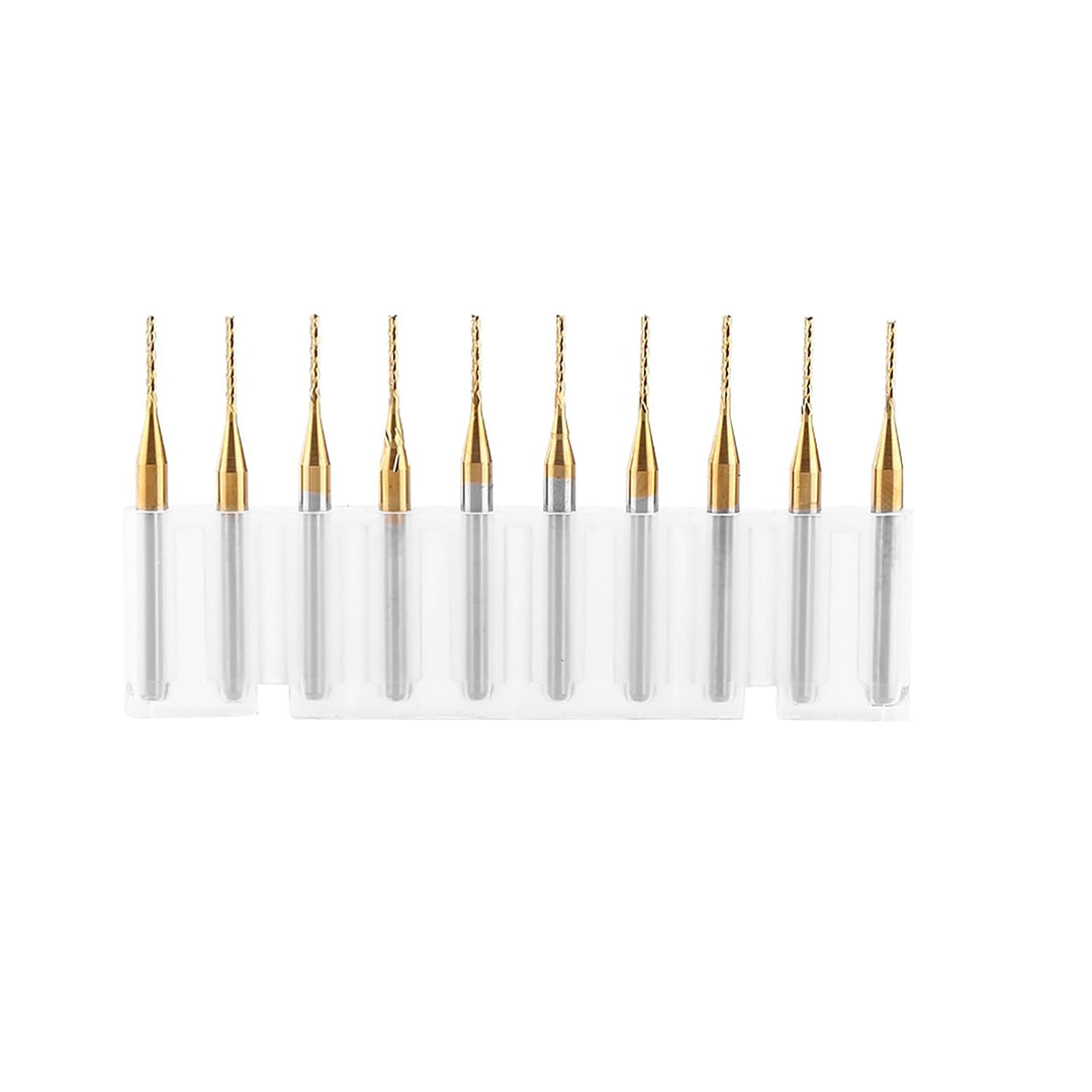 Schaftfräser Set, 10 Stück, 1 mm Schneidmass, 3,175 mm Schaft