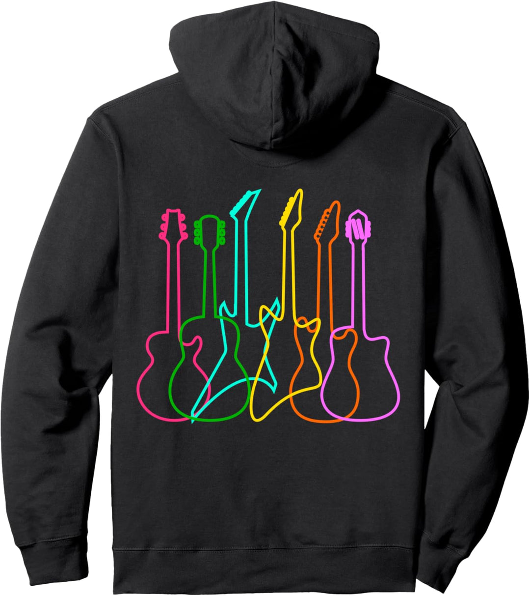 Gitarrist Gitarre Celebrate Diversity Gitarrenspieler Pullover Hoodie