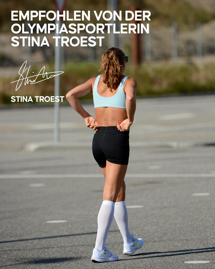DANISH ENDURANCE Kompressionsstrümpfe, Sport Kompressionssocken, Stützstrümpfe, Thrombosestrümpfe, 2