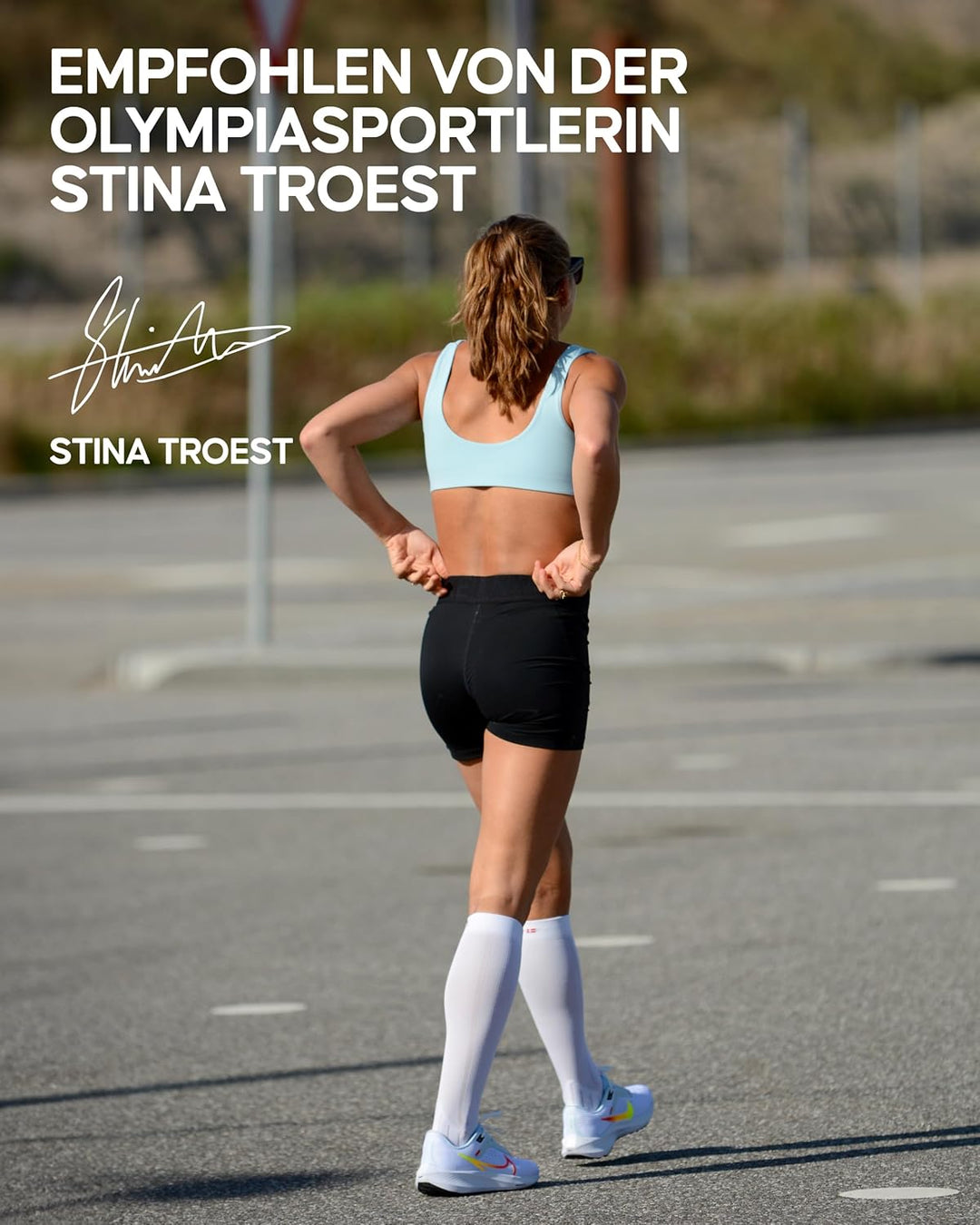 DANISH ENDURANCE Kompressionsstrümpfe, Sport Kompressionssocken, Stützstrümpfe, Thrombosestrümpfe, 2