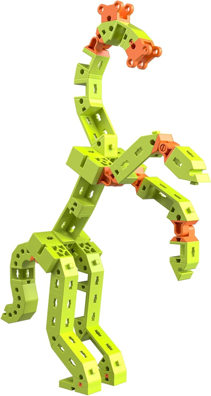 fischertechnik 563576 ADVANCED Animal Friends – Bausatz für Kinder ab 6 Jahren, Motorikspielzeug aus