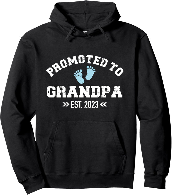 Beförderung zum Opa est 2023 Schwangerschaft Ankündigung Pullover Hoodie