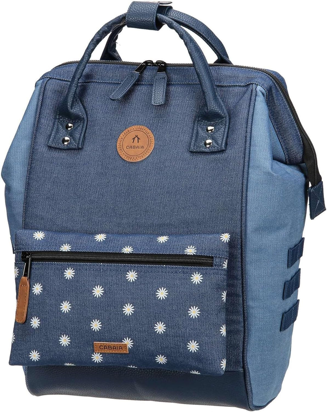 Cabaïa - Rucksack - Adventurer + 2 Vordertaschen - Wasserabweisend - Tagesrucksack - Modell Paris M