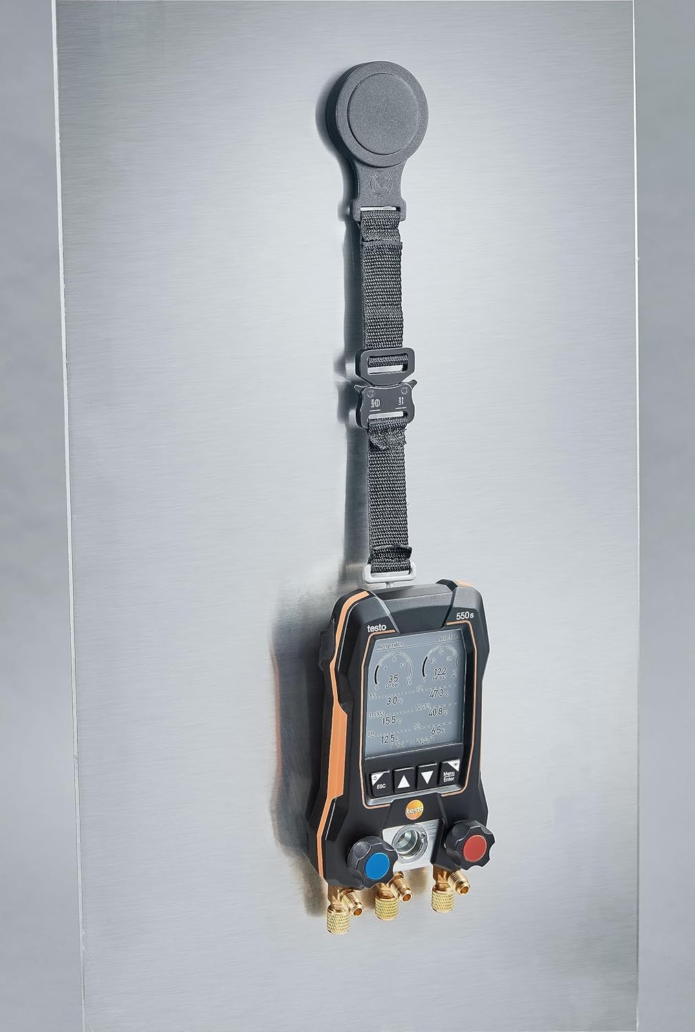 Testo 550s AC Krümmermessgerät Set - Krümmermessgeräte Hvac und Kühlung - inkl. 2 kabelgebundene Tem
