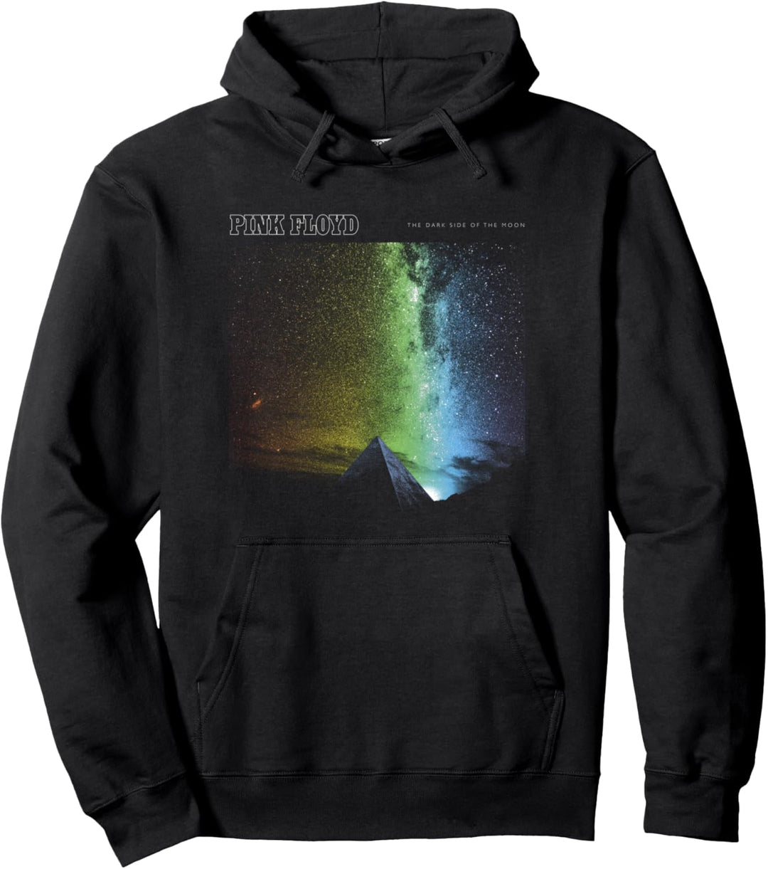 Pink Floyd The Dark Side of the Moon Pyramide mit Prismenhimmel Pullover Hoodie