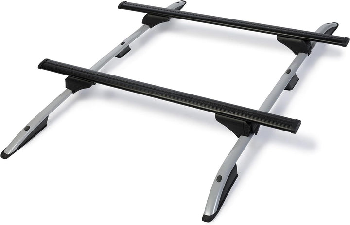 Dachträger passend für Renault Koleos ab 2008-2016 offene Dachreling 125 cm Schwarz, Querträger, Dac