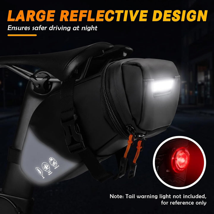 Satteltaschen für Fahrrad Wasserdicht Fahrrad Satteltasche Rennrad Klein | Saddle Bag 1,5–2 L Erweit