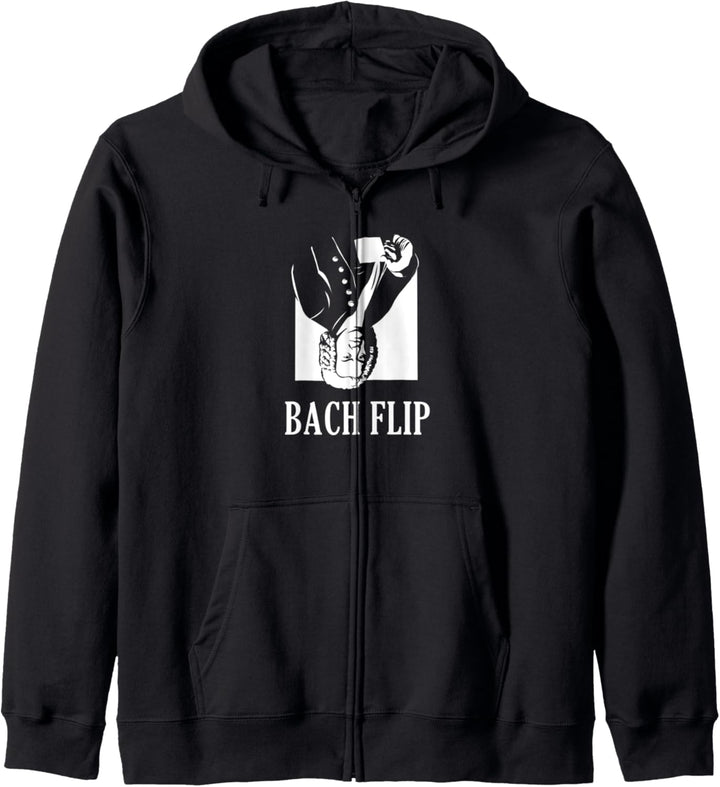 Bach Flip | Lustige Johann Bach Klassische Musik Witz Kapuzenjacke