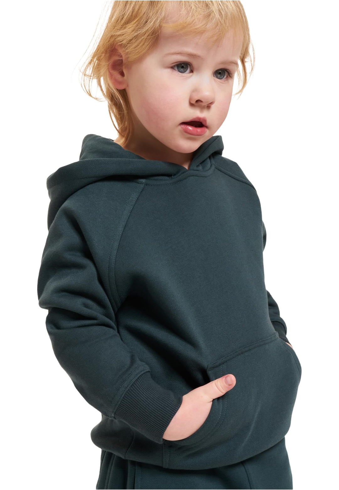 Urban Classics Jungen Boys Blank Hoody Kapuzenpullover, Bottlegreen