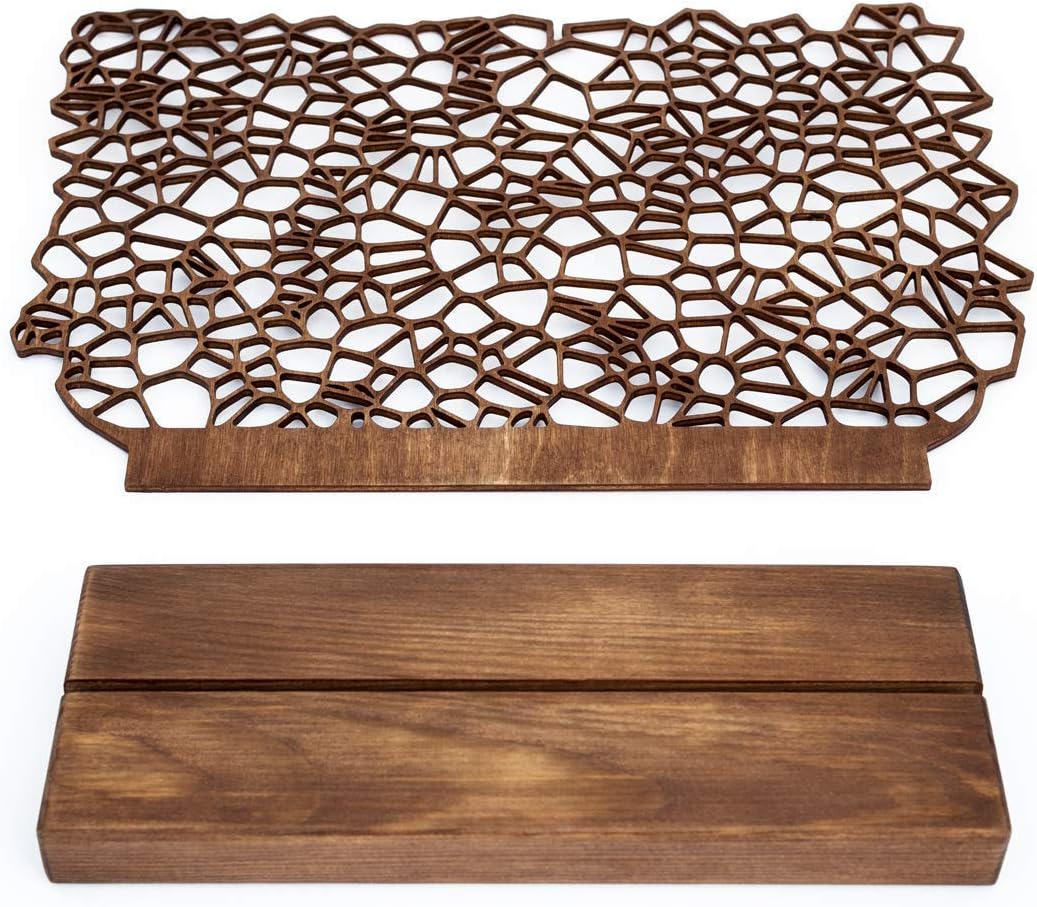 Ohrringhalter aus Holz - Handgemachte Aufbewahrung für Ohrringe mit einzigartigem Design - Umweltfre