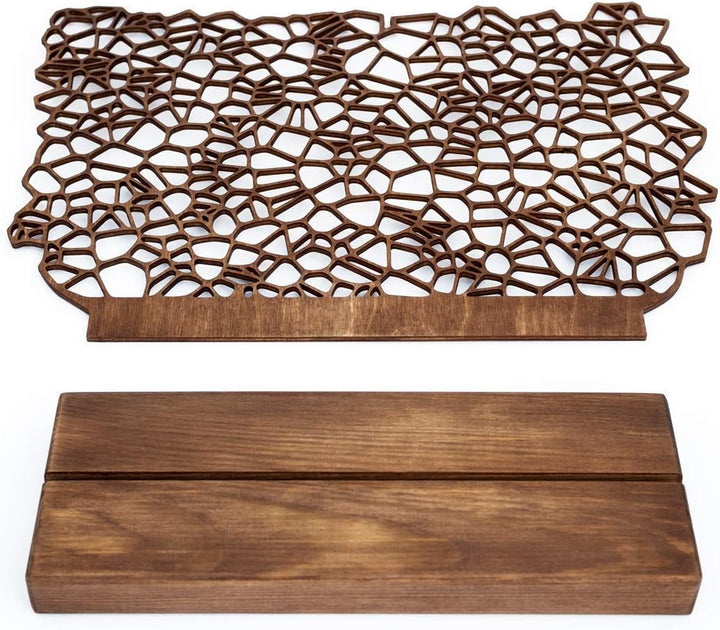 Ohrringhalter aus Holz - Handgemachte Aufbewahrung für Ohrringe mit einzigartigem Design - Umweltfre