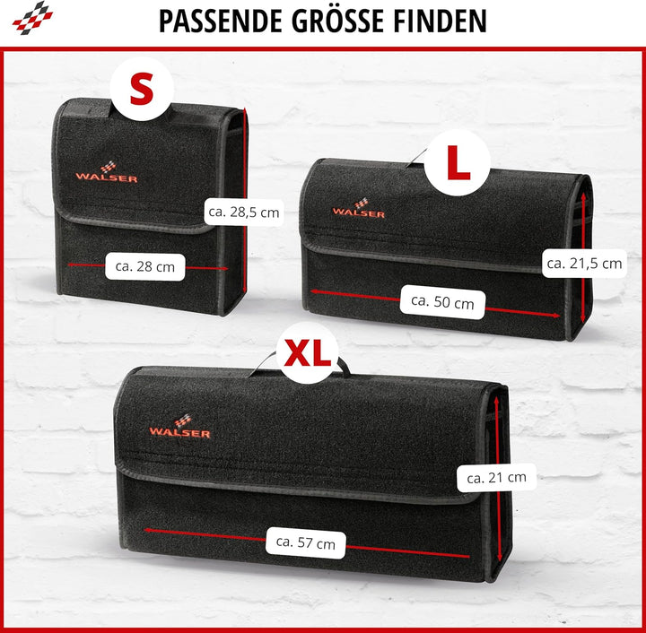 Walser Auto Organizer Toolbag Grösse L, Kofferraum Organizer, Gadget, Aufbewahrungsbox, Tasche, Zube