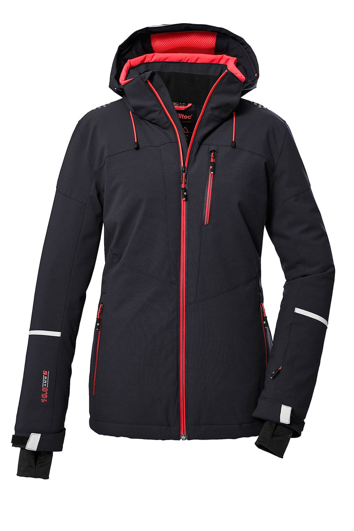 Killtec Damen Ksw 81 Wmn Ski Jckt Skijacke/Funktionsjacke mit abzippbarer Kapuze und Schneefang 36 s