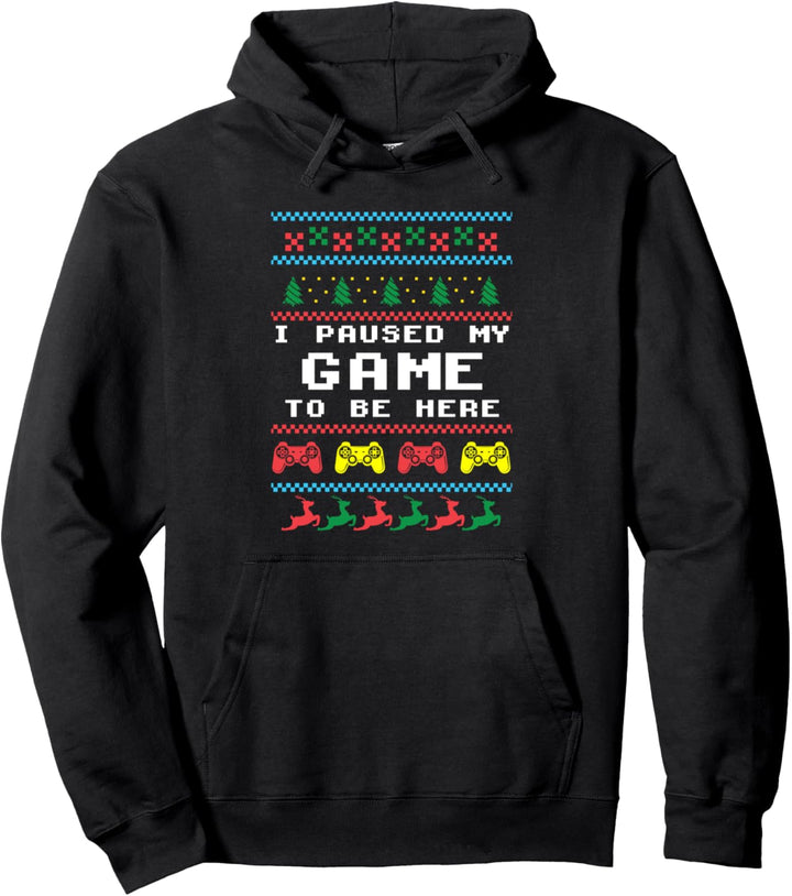 Zocker Weihnachtsmann Christmas Ugly Santa Nikolaus Geschenk Pullover Hoodie