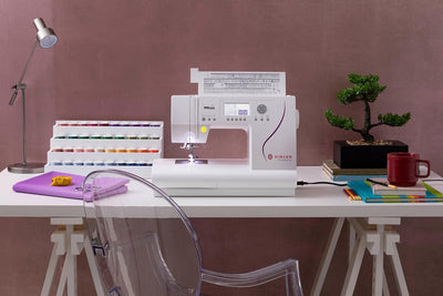 Singer C430 Sewing Machine Electronic White Single, Single