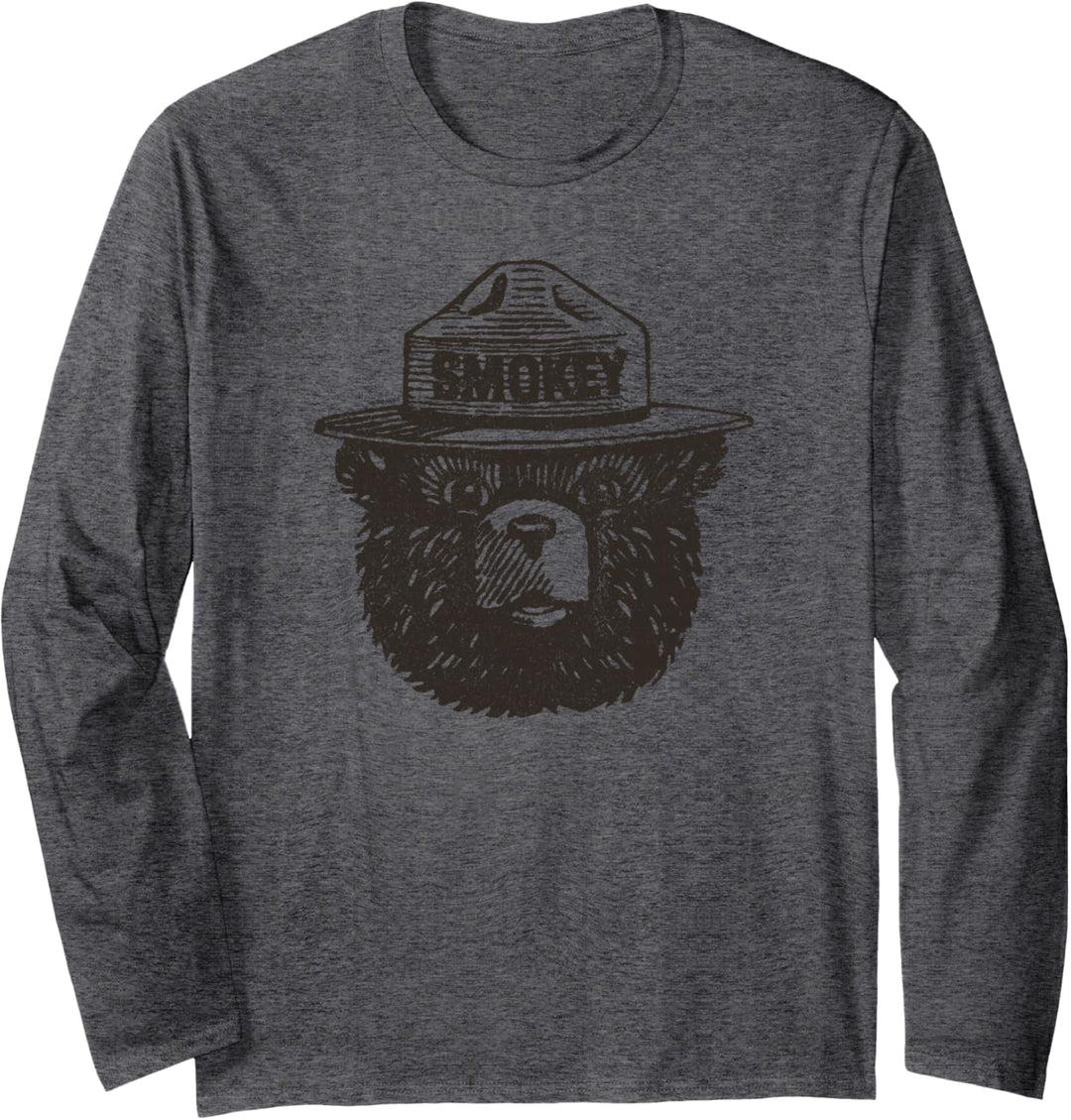 Smokey Bear Porträt Langarmshirt