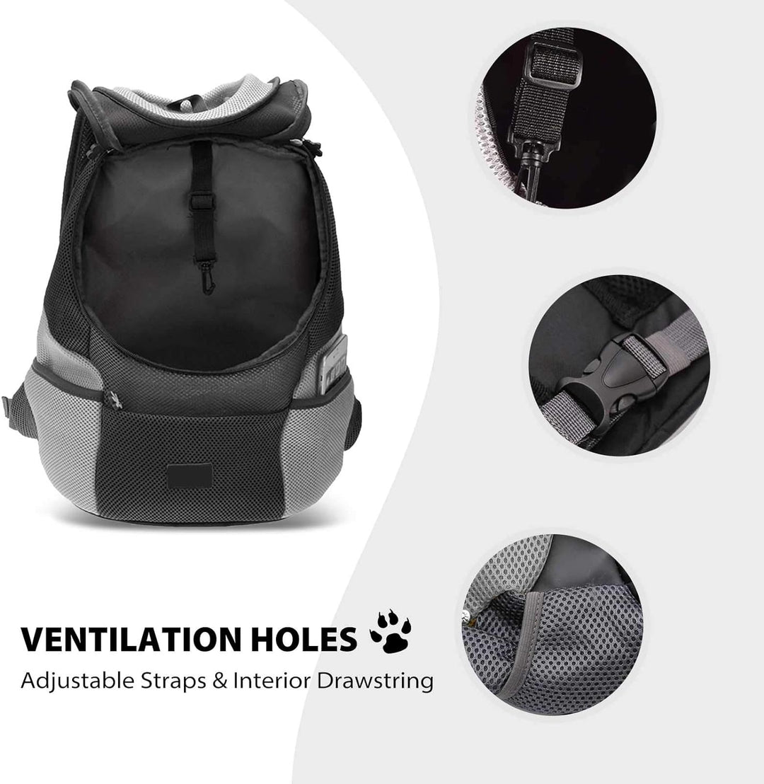 PETCUTE Rucksack für Haustier haustiertragetasche Rucksack Haustier Tasche für Hunde Airline Genehmi