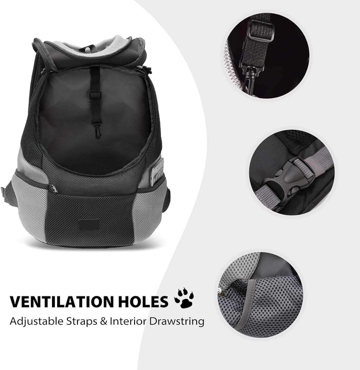 PETCUTE Rucksack für Haustier haustiertragetasche Rucksack Haustier Tasche für Hunde Airline Genehmi
