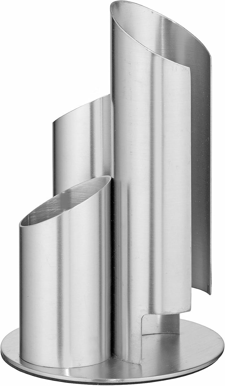 Esmeyer 400-2647 Portionsspender Multi aus mattiertem Edelstahl, für Milchdöschen, Zuckertüten und R