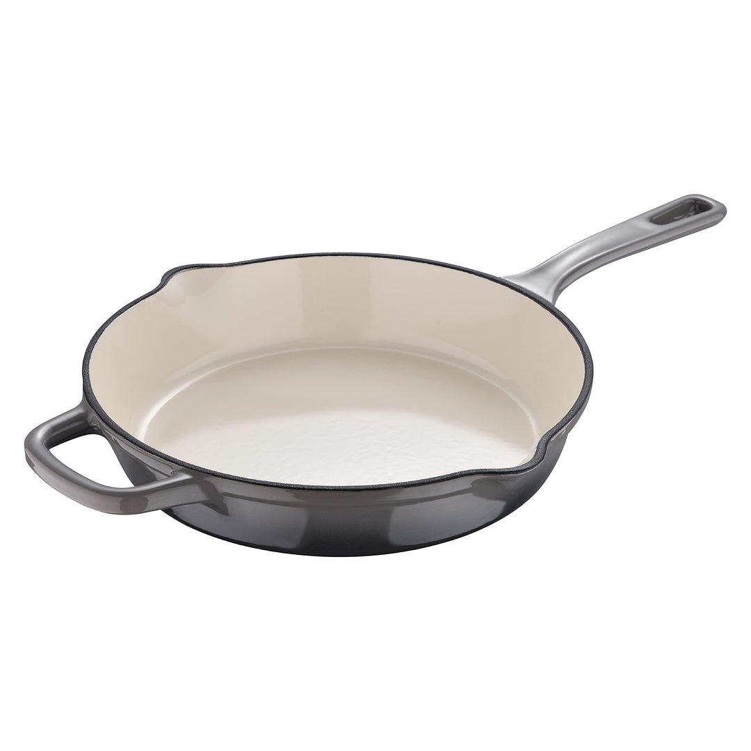 MasterPRO Unique | Pfanne aus Gusseisen | Weiss | Aus Gusseisen | Ergonomischer Griff | Küchenutensi