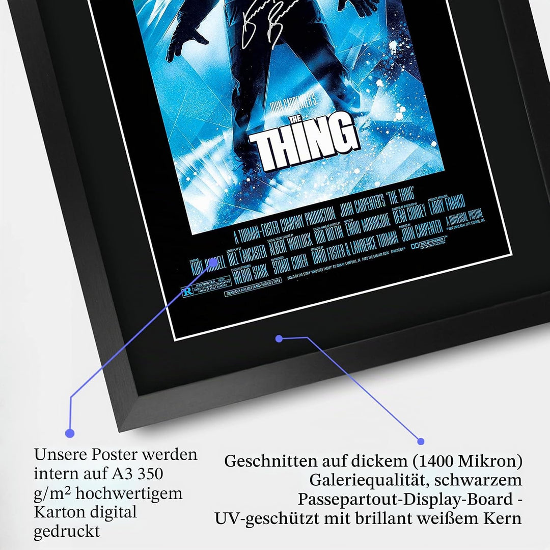 HWC Trading The Thing A3 Gerahmte Signiert Gedruckt Autogramme Bild Druck-Fotoanzeige Geschenk Für J