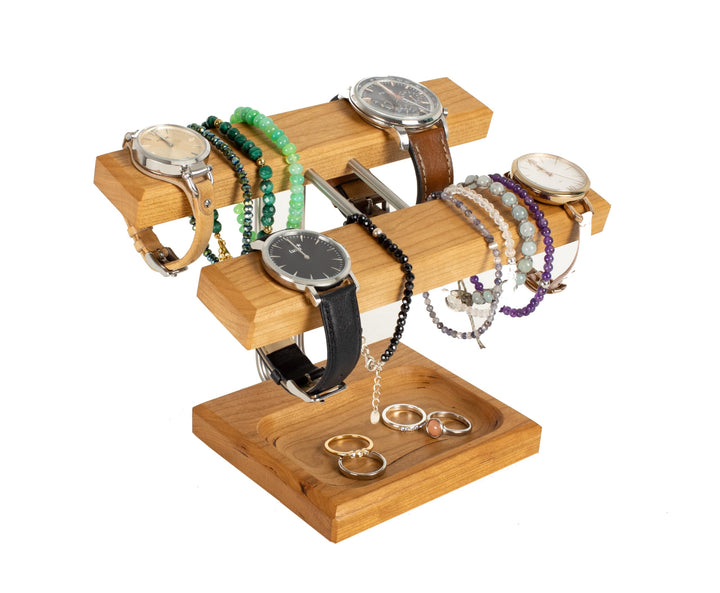 Armbandhalter Uhrenhalter Uhrhalter Kirschbaum geölt. Made in