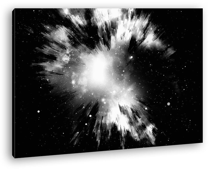 deyoli Dark Urknall Format: 80x60 als Leinwandbild, Motiv fertig gerahmt auf Echtholzrahmen, Hochwer