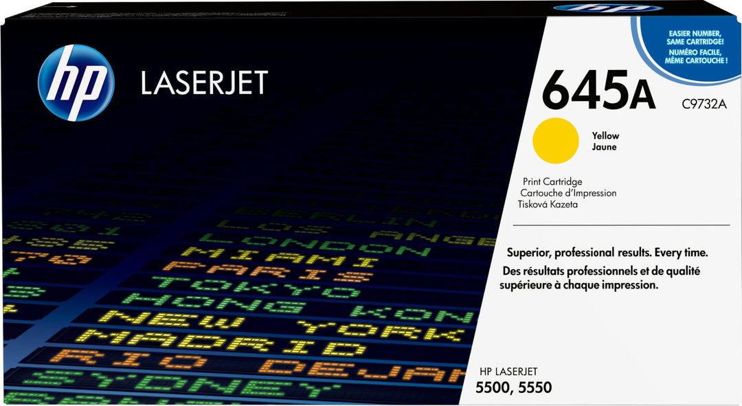 HP 645A C9732A Tonerkassette Gelb 12000 Seiten Original Toner