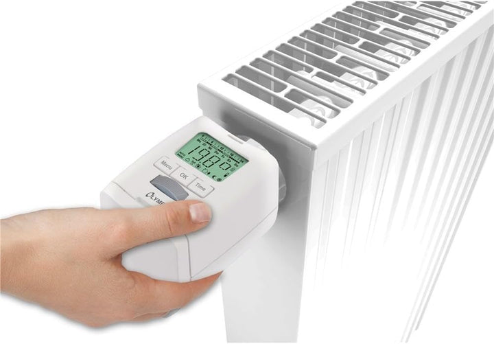 Olympia HT 430-22 Heizkörperthermostat, Elektronischer Heizungsregler, kompakter Energiespar-Regler,