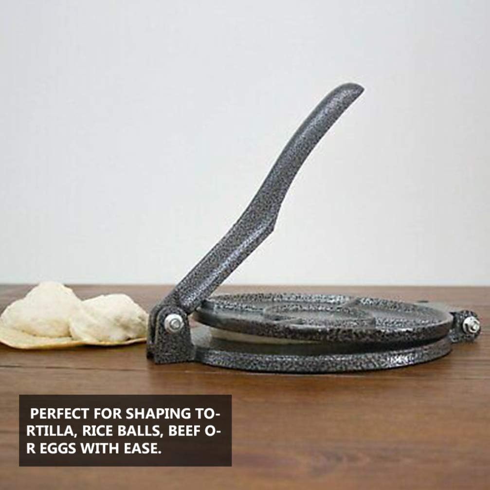 YARNOW Tortilla Maker Tortilla Press Edelstahl Antihaft Pie Teigpresse Maispresse Presspfanne Kuchen