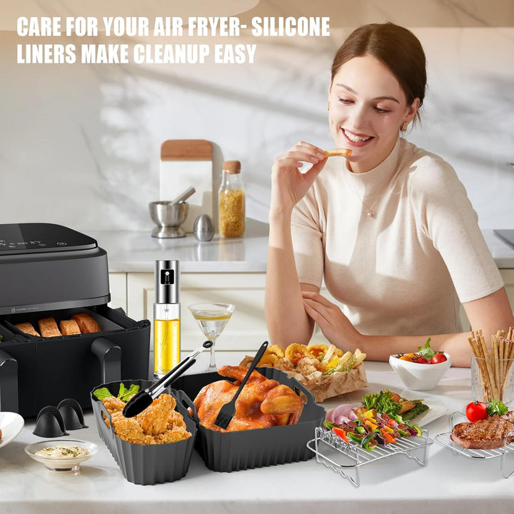 Heissluftfritteuse Zubehör für Philips Airfryer Dual Basket 3000 Series - Air Fryer Accessories Eins