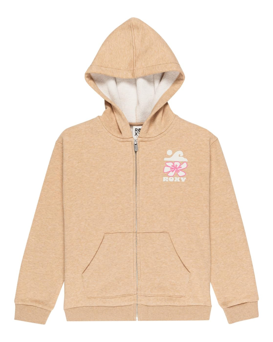 Roxy Mädchen Surf Feeling Zipped Brushed Strickjacke (1er Pack) 8 Jahre Bros Heather, 8 Jahre Bros H