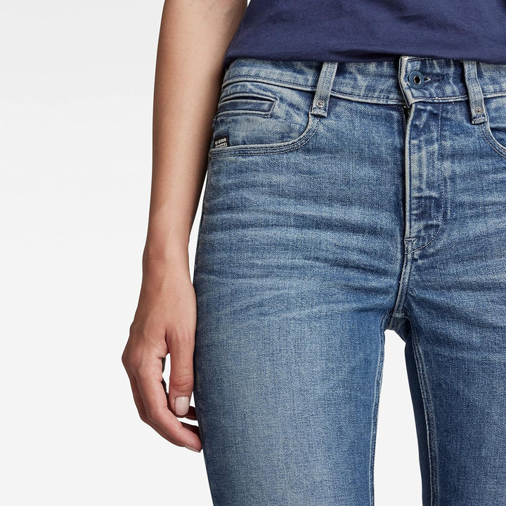 G-STAR RAW Damen Noxer Straight Jeans 24W / 30L Blau (Faded Cascade D17192-c052-c606), 24W / 30L Bla