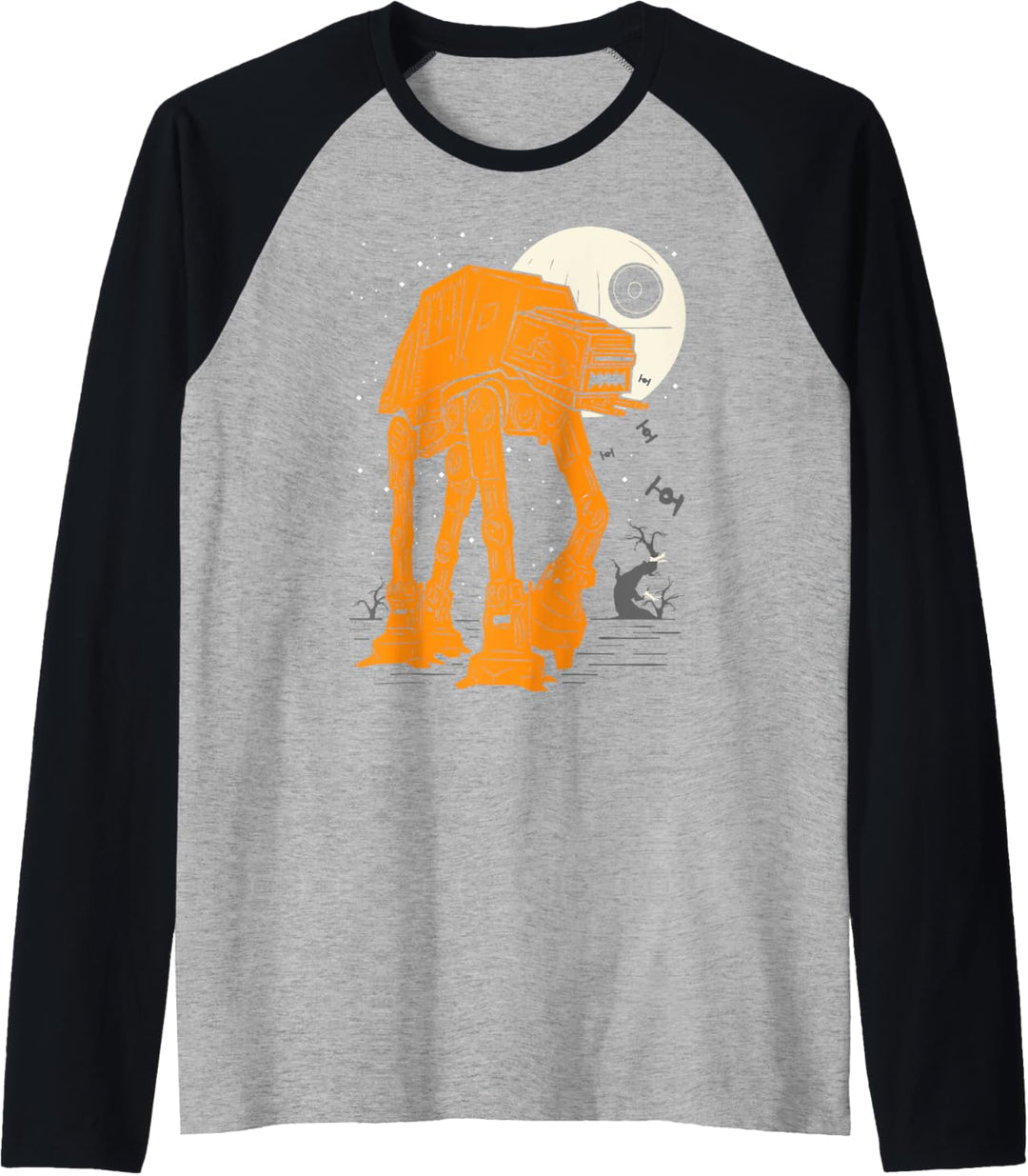 Star Wars AT-AT Moon Death Star Halloween Poster Raglan