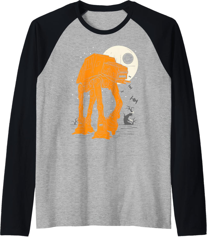Star Wars AT-AT Moon Death Star Halloween Poster Raglan