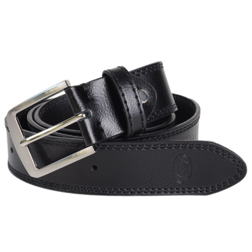 ACM 1899 Unisex Cintura in Pelle Gürtel L Nero, L Nero