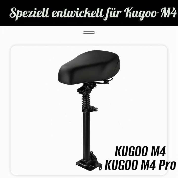 Elektroroller Sitz, 40-55CM höhenverstellbar Klappsitz für Elektroroller, mit Stossdämpfender Sitzki