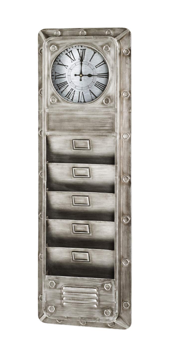 HAKU Möbel Memoboard, Glas, anthrazit, B 38 x T 8 x H 120 cm