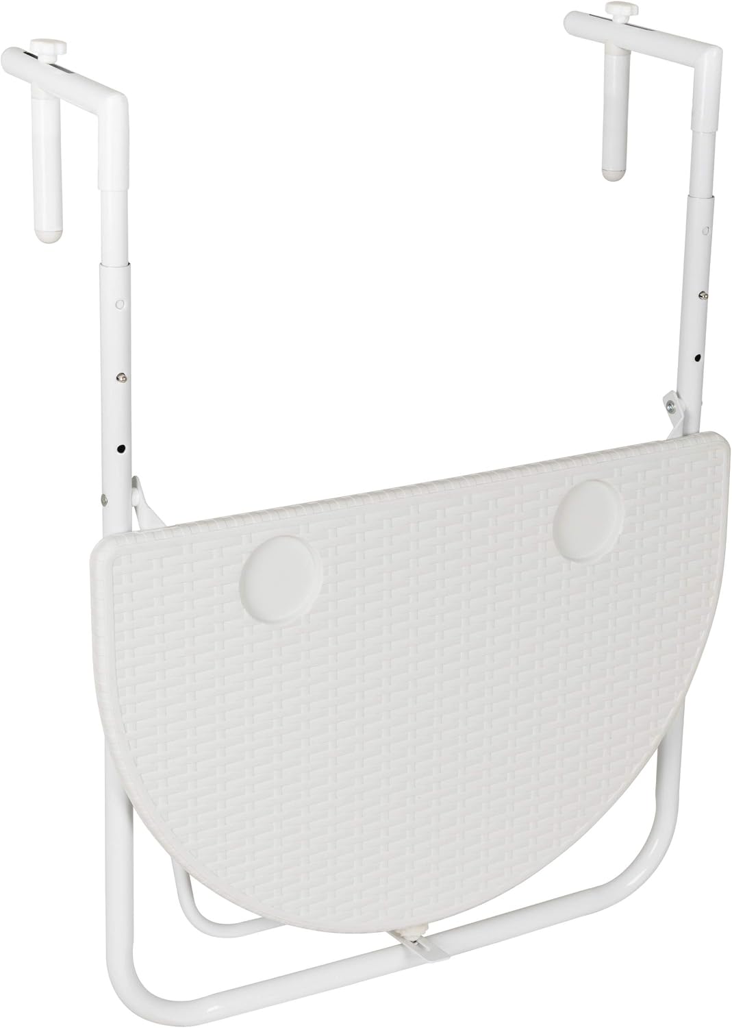 NEXOS klappbarer Balkon-Hängetisch Dalia - Farbe: Weiss, Weiss